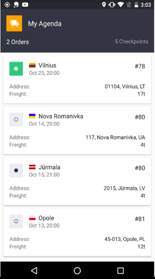 E-Freight screenshot 3